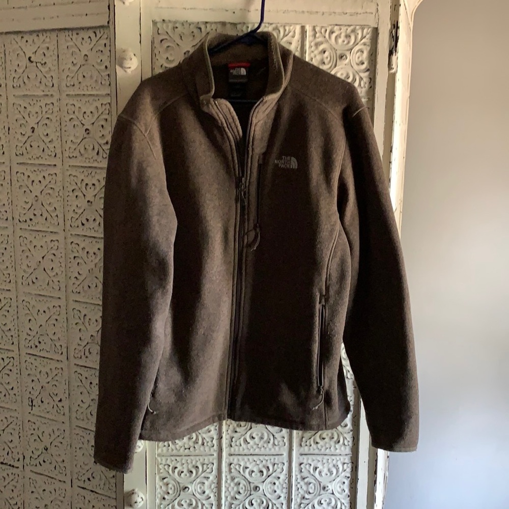 Men’s Size Large Brown zip up jacket